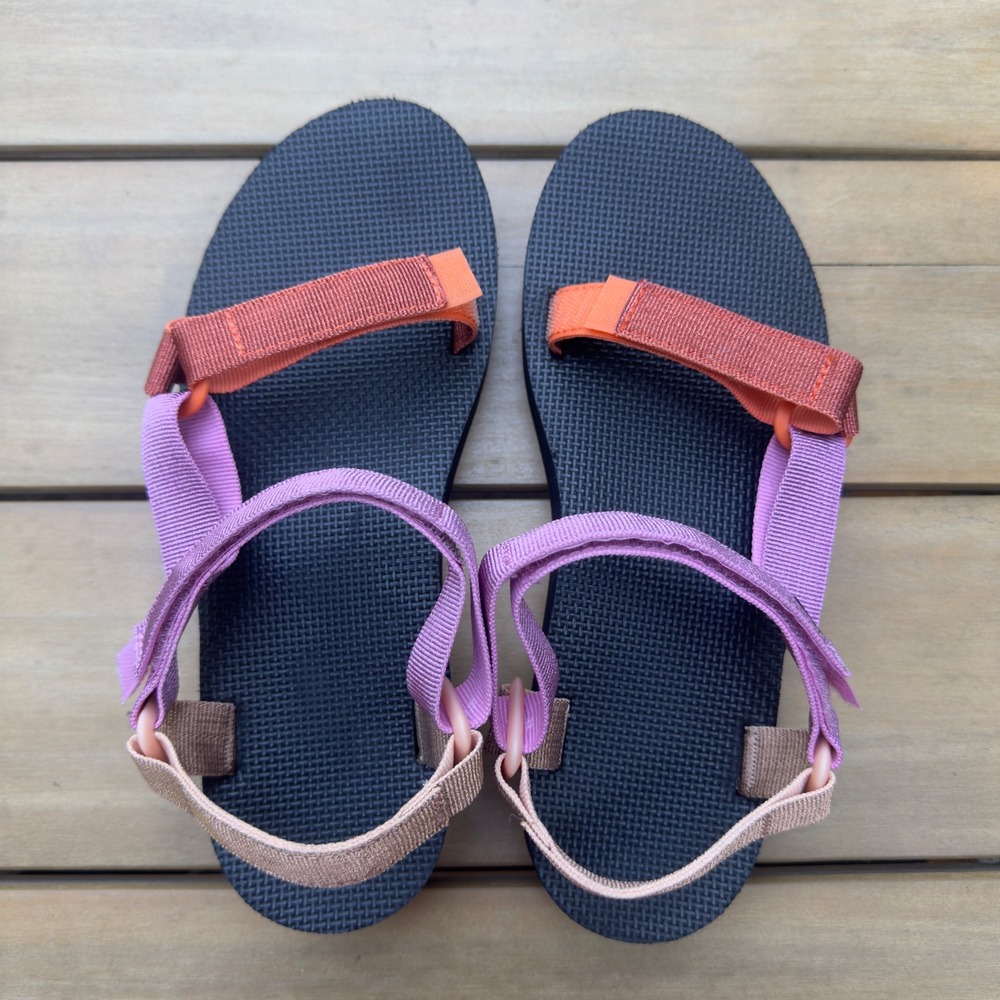 Teva Midform Universal Colorblock Sandals Purple Orange Womens 10 1090969 - Picture 7 of 7